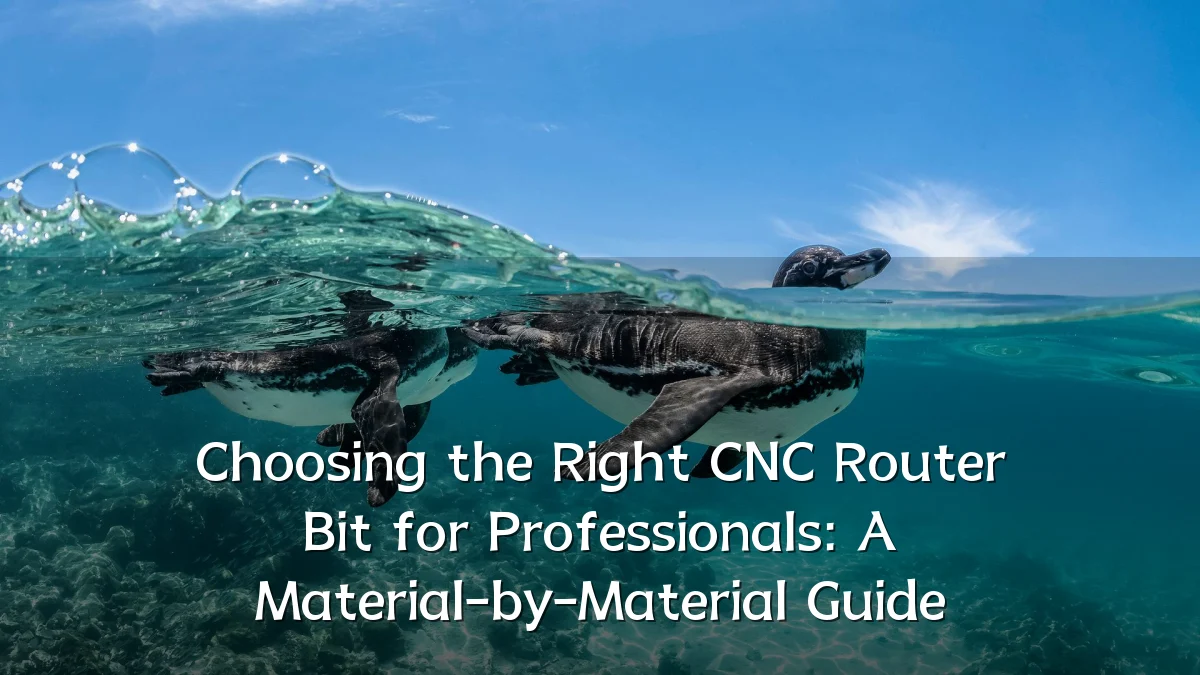 Choosing the Right CNC Router Bit for Professionals: A Material-by-Material Guide