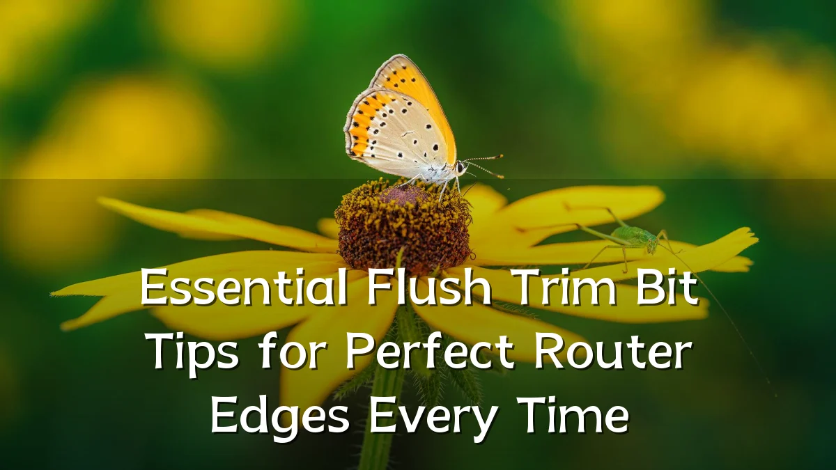 Essential Flush Trim Bit Tips for Perfect Router Edges Every Time