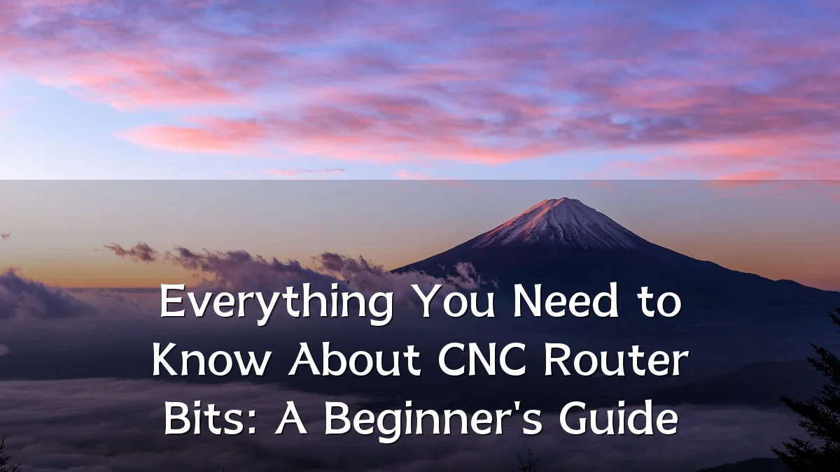 Everything You Need to Know About CNC Router Bits: A Beginner's Guide