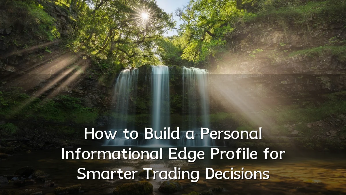 How to Build a Personal Informational Edge Profile for Smarter Trading Decisions