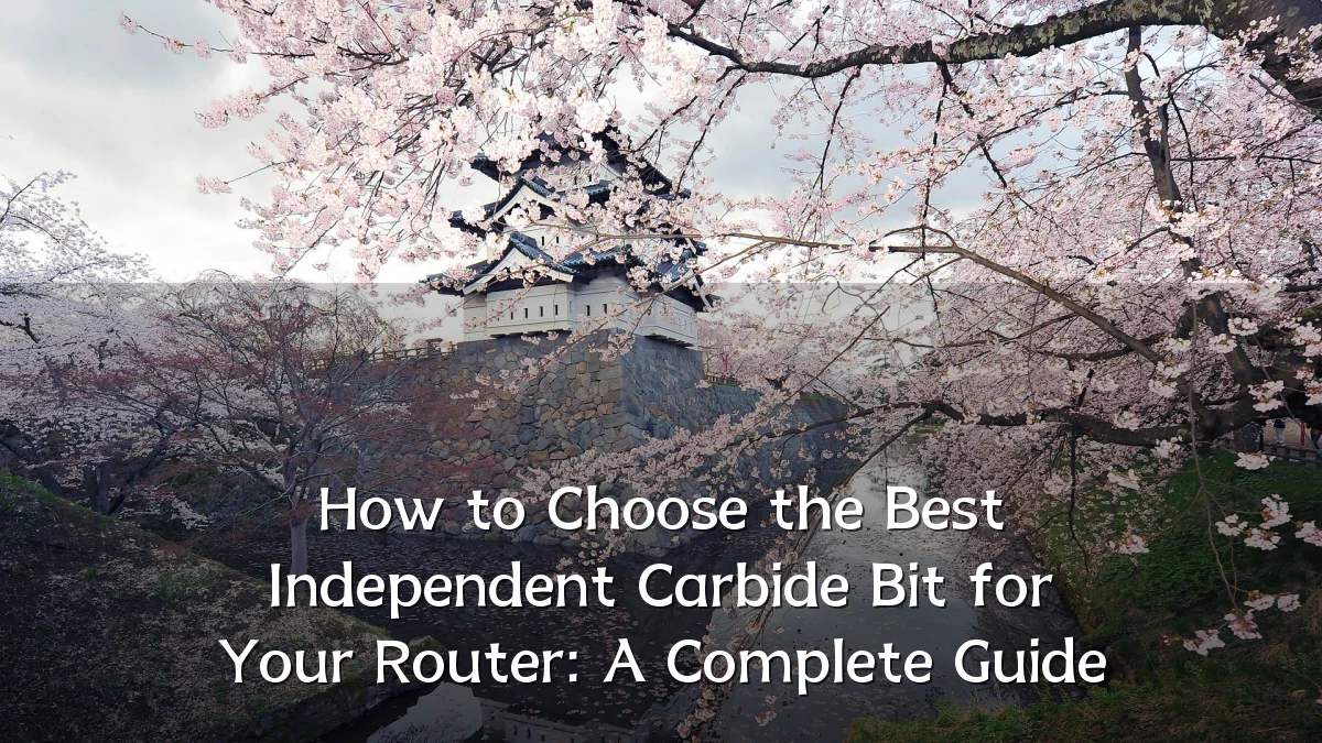 How to Choose the Best Independent Carbide Bit for Your Router: A Complete Guide