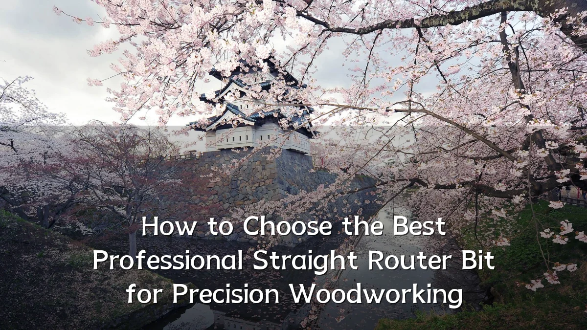 How to Choose the Best Professional Straight Router Bit for Precision Woodworking