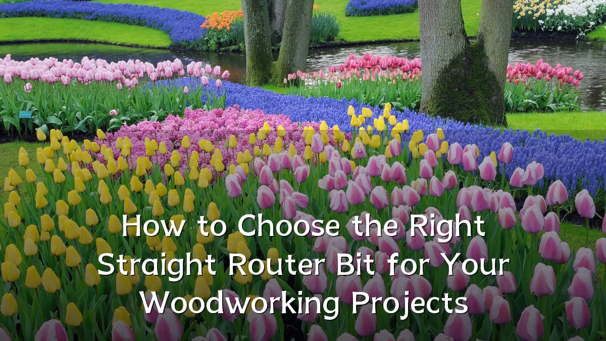 How to Choose the Right Straight Router Bit for Your Woodworking Projects