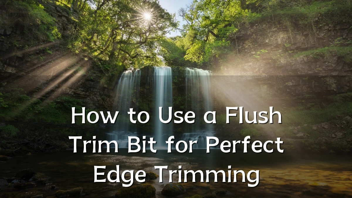 How to Use a Flush Trim Bit for Perfect Edge Trimming