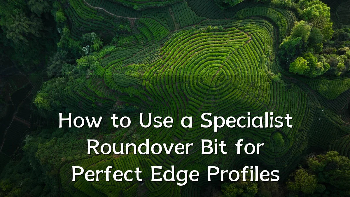 How to Use a Specialist Roundover Bit for Perfect Edge Profiles