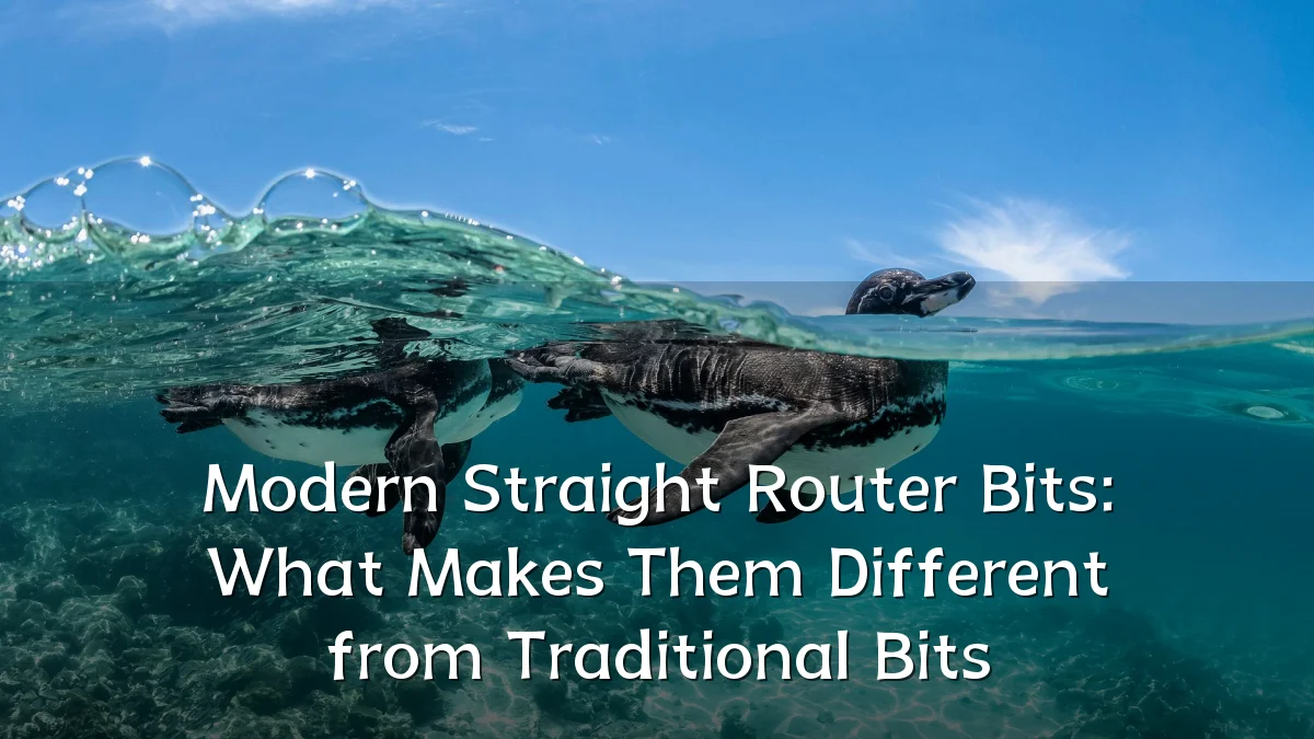 Modern Straight Router Bits: What Makes Them Different from Traditional Bits