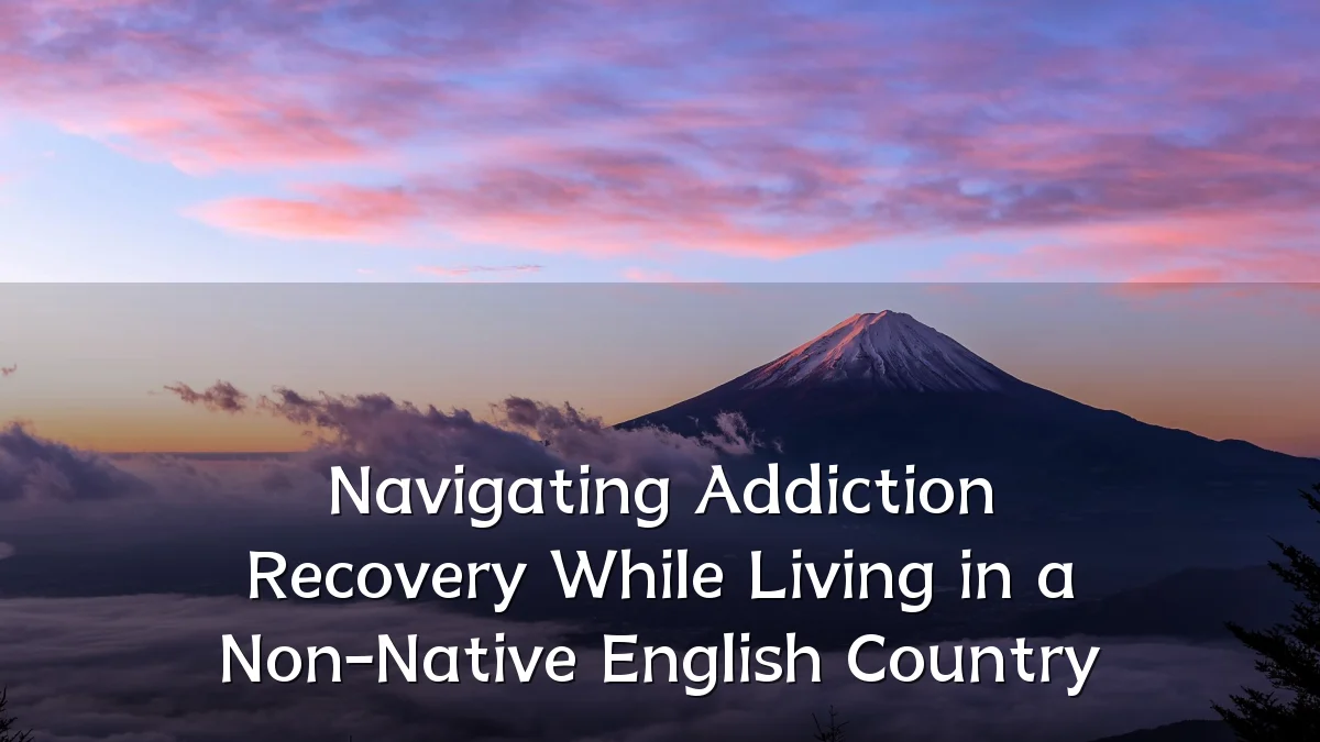 Navigating Addiction Recovery While Living in a Non-Native English Country