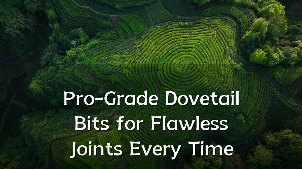 Pro-Grade Dovetail Bits for Flawless Joints Every Time