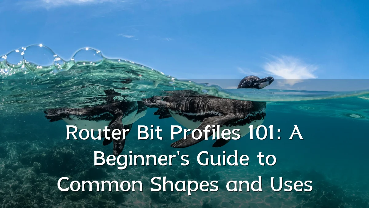 Router Bit Profiles 101: A Beginner's Guide to Common Shapes and Uses