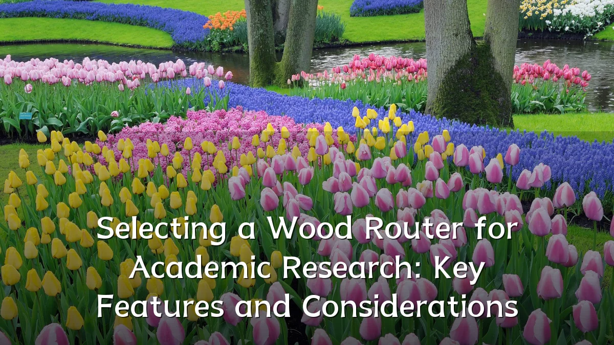 Selecting a Wood Router for Academic Research: Key Features and Considerations