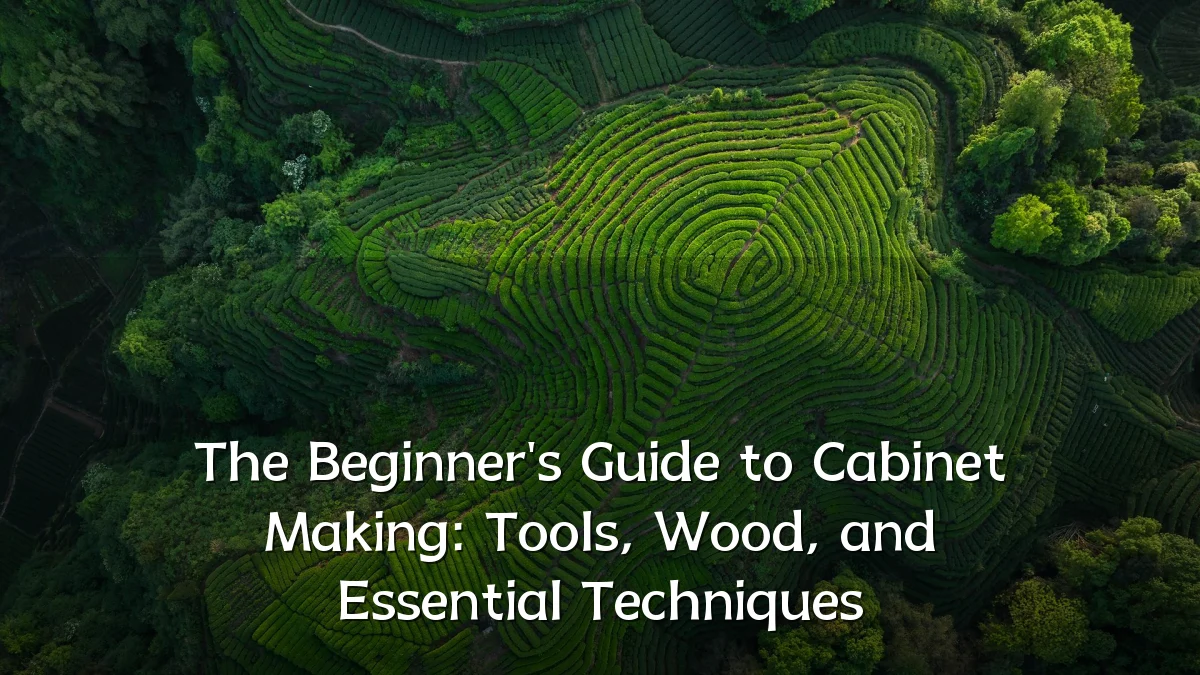 The Beginner's Guide to Cabinet Making: Tools, Wood, and Essential Techniques