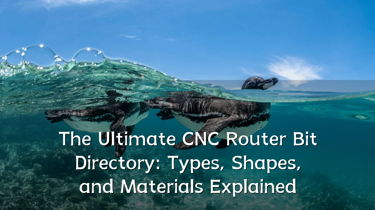 The Ultimate CNC Router Bit Directory: Types, Shapes, and Materials Explained