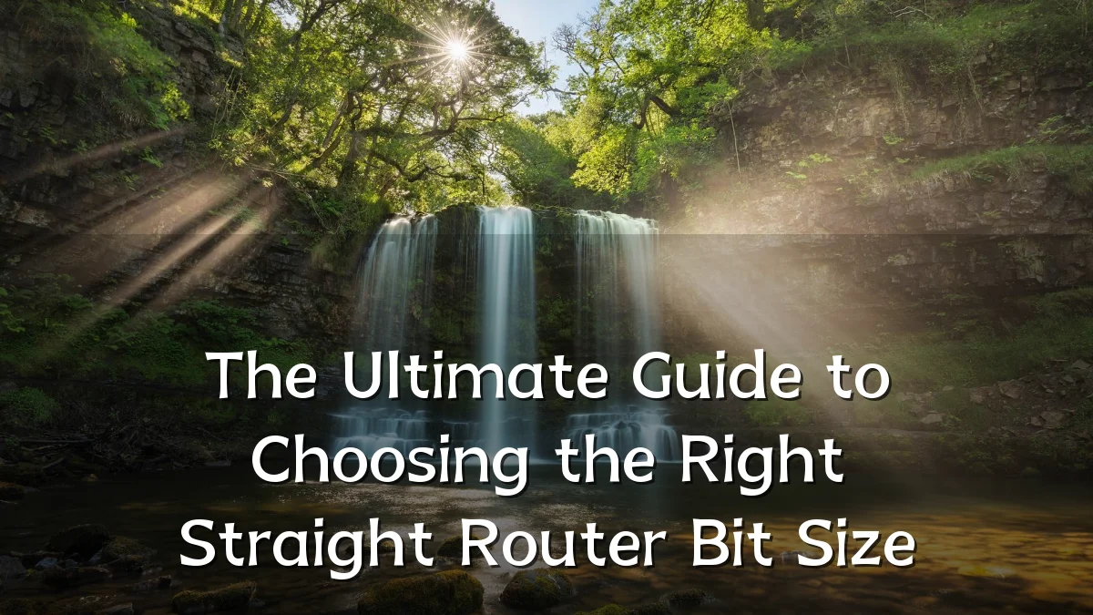 The Ultimate Guide to Choosing the Right Straight Router Bit Size