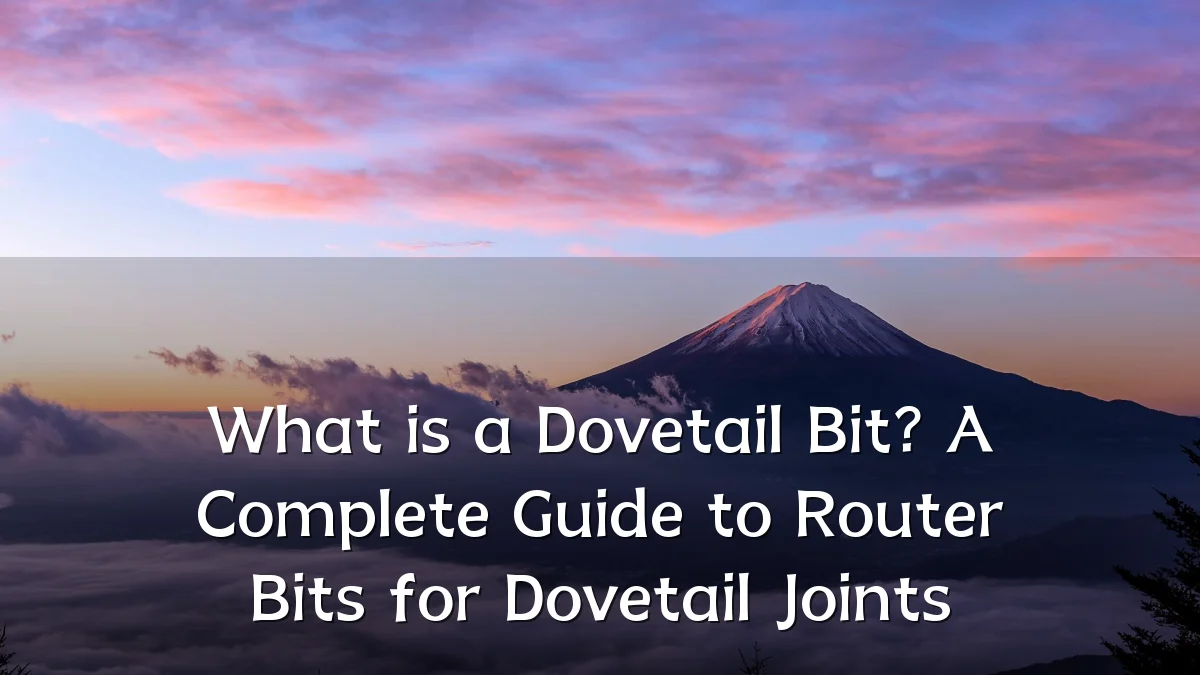 What is a Dovetail Bit? A Complete Guide to Router Bits for Dovetail Joints